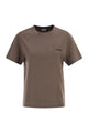 Brunello Cucinelli Cotton Jersey T-Shirt With Shiny Tab