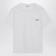 Brunello Cucinelli White Cotton T-Shirt With Shiny Tab