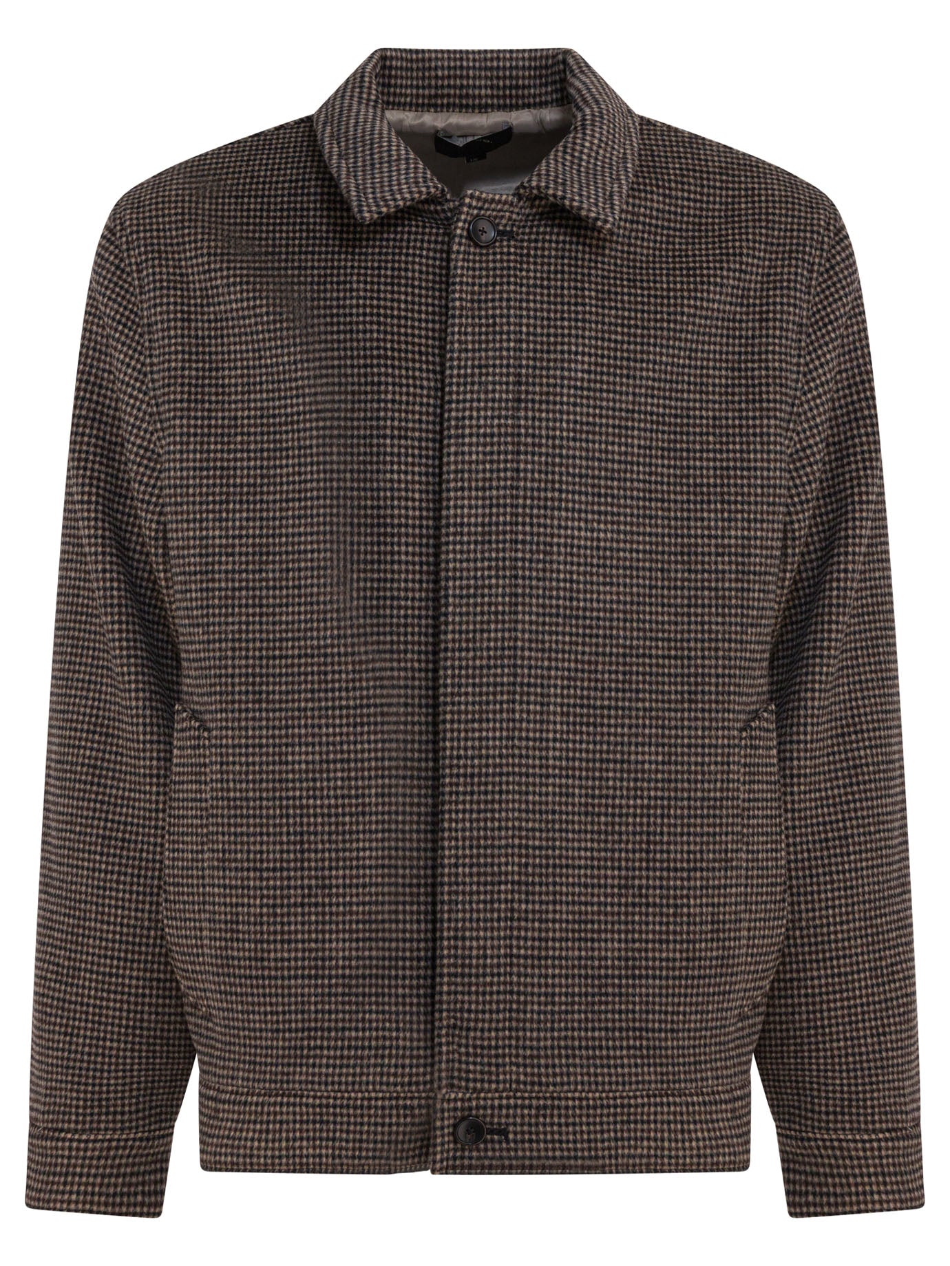 Houndstooth overshirt jacket Jackets and Coats
