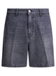 Mfpen Grey Cotton Shorts