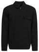 Vince Black Cotton Blend Polo Shirt