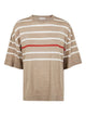 Brunello Cucinelli Round Neck Short Sleeves Sweater