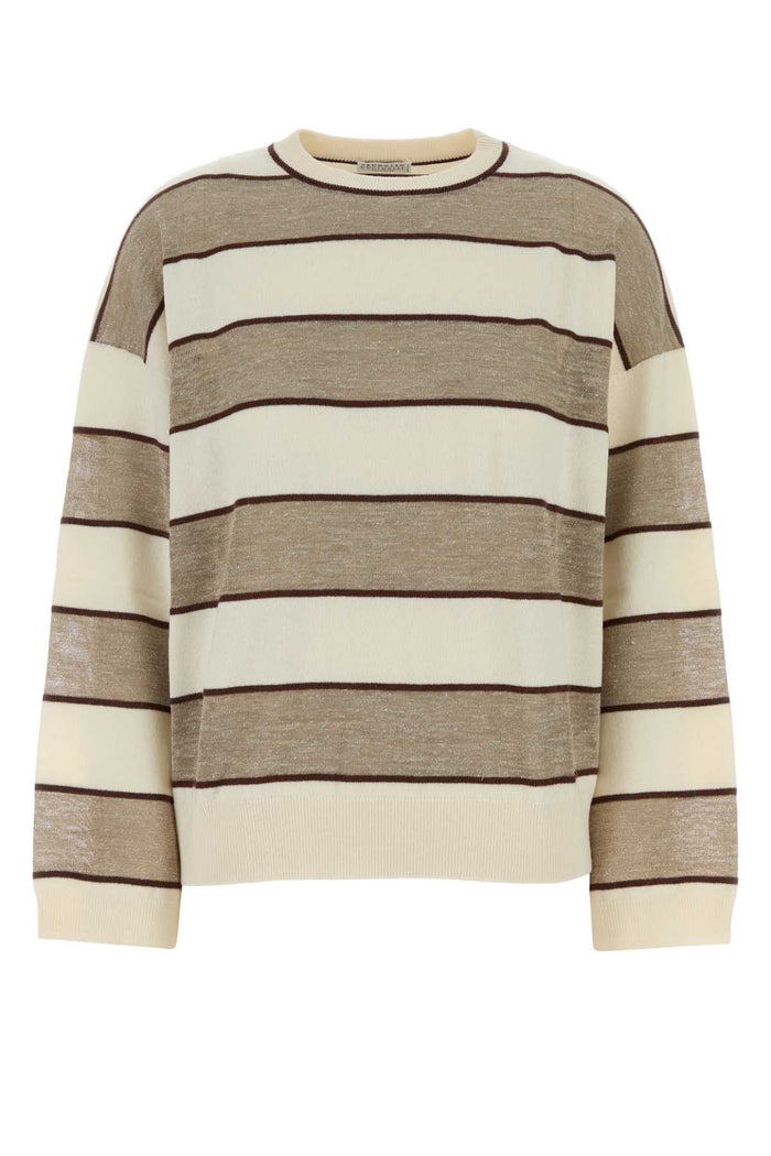Brunello Cucinelli Wool Cashmere Silk Linen Jersey