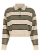 Brunello Cucinelli 'Sparkling Stripes' Polo Shirt