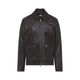 Paul Smith Brown Regular Fit Leather Jacket