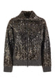 Brunello Cucinelli Dazzling Dégradé Embroidery Mohair And Wool Cardigan