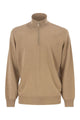 Brunello Cucinelli Cashmere Turtleneck Sweater With Zipper