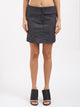 Courregès Belted Denim Miniskirt
