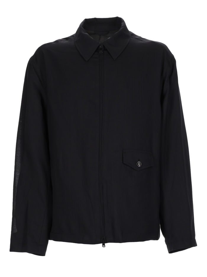 Our Legacy Black Super Merino Wool Sports Jacket