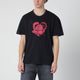 Our Legacy Black T-Shirt With Love Story Print