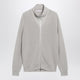 Brunello Cucinelli Jute-Colored Cotton Zip-Up Cardigan