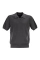 Brunello Cucinelli Cotton Rib Knit Polo Shirt