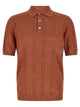 Brunello Cucinelli Wide Ribbed Polo Shirt