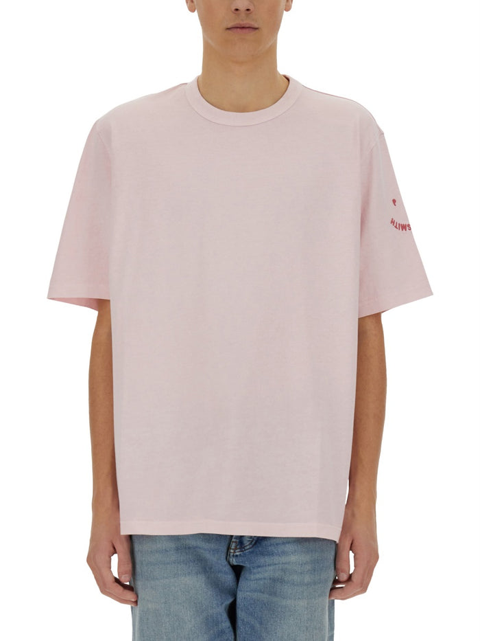 Ps Paul Smith Tshirt With Embroidery Ps Happy