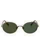 Matsuda Antique Gold Orange Brown Titanium Sunglasses