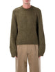 Our Legacy Our Legacy True Roundneck Wool And Silk Sweater