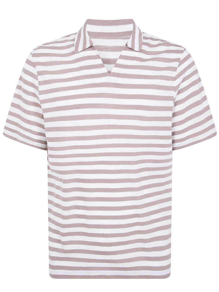 Majestic Stripes Polo Shirt