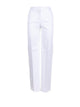 Via Masini 80 High-Waisted White Trousers