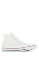 Converse White Canvas Chuck Taylor Hi Sneakers