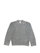 Eleventy Cloud Grey Cotton Sweater