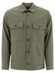 Vince Green Cotton Polyester Rayon Spandex. Jacket