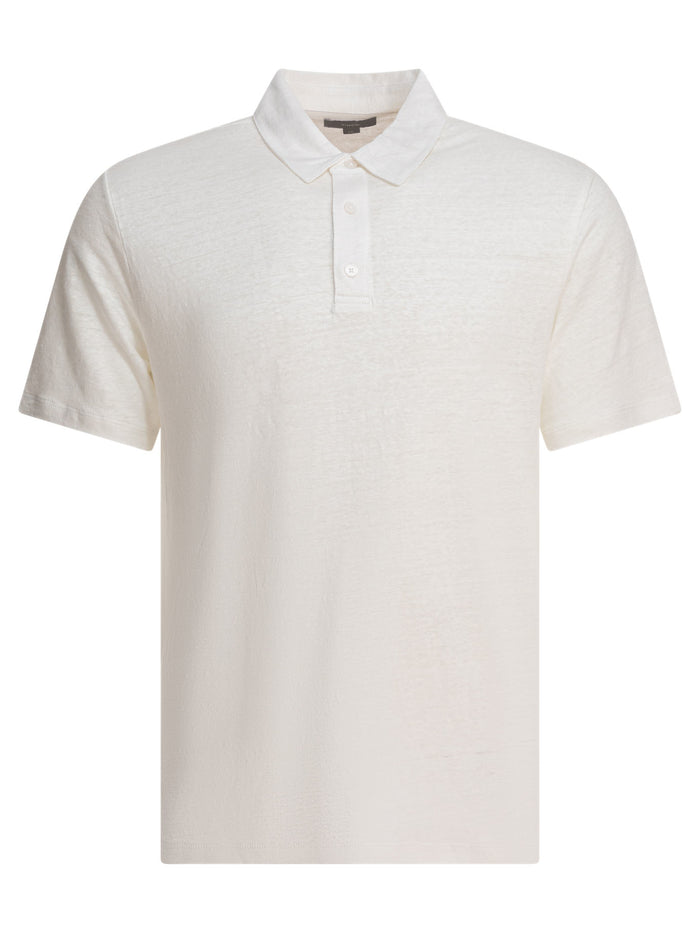 Vince Linen Polo Shirt
