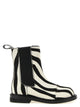 Moschino Zebra Pony Ankle Boots