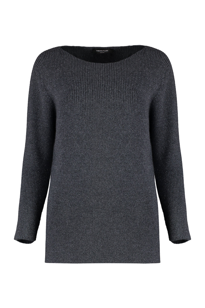Fabiana Filippi Lurex Long Sleeve Sweater