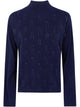 Fabiana Filippi Platinum Turtle Neck Sweater