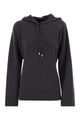 Fabiana Filippi English Ribbed Hooded Sweater