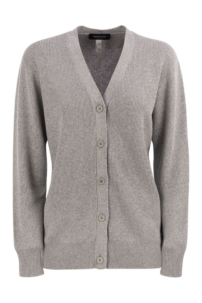 Fabiana Filippi English Ribbed Cardigan