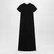 The Frankie Shop Malo Maxi Tshirt Dress In Cotton Black