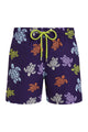 Vilebrequin Men’s Swim Shorts With Multicolour Turtle Print