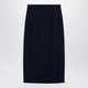 Margaux Lönnberg Navy Blue Wool-Blend Marlo Skirt