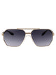Marc Jacobs Gold Blck_ Metal Sunglasses