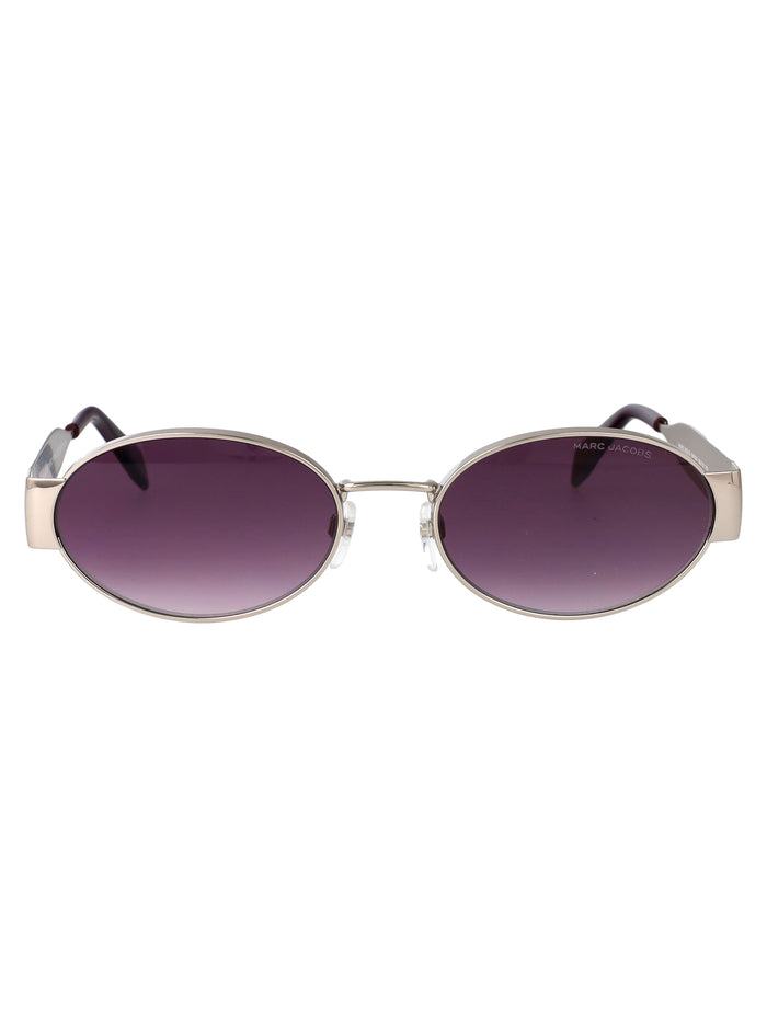 Marc Jacobs Palladium Violet Metal Sunglasses