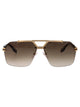 Marc Jacobs Gold Havana Titanium Sunglasses