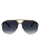 Marc Jacobs Gold Titanium Sunglasses