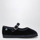Piedàterre Venezia Blue Velvet Mary Jane Shoes