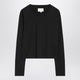 Loulou De Saison Black Cotton Crew-Neck T-Shirt