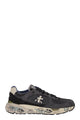 Premiata Navy Blue Leather Sneakers