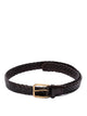 Brunello Cucinelli Brown Calfskin Belt