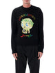 Casablanca Casablanca Character Intarsia Crew Sweater