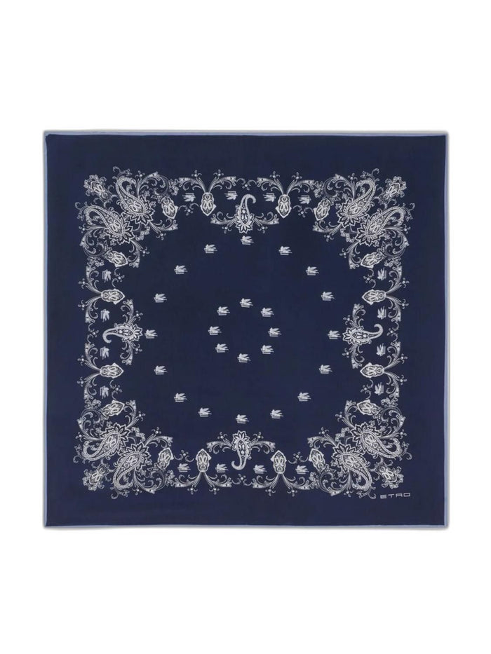 Etro Squared Foulard Print Scarf