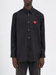 Comme Des Garçons Play Cotton Shirt With Logo