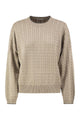 Brunello Cucinelli Cable-Knit Crew Neck Jumper With Shimmering Yarn