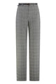 Max Mara Studio Mazurca Prince Of Wales Motif Wool Trousers
