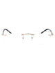 Montblanc Silver-Silver-Transparent Metal Glasses