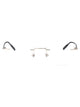 Montblanc Silver-Silver-Transparent Metal Glasses