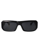 Montblanc Silver-Black-Transparent Metal Glasses